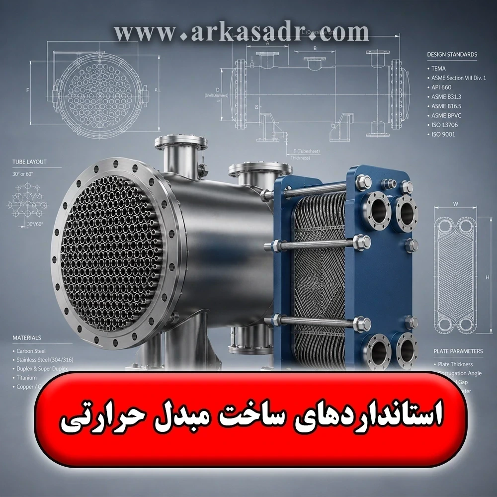 استانداردهای ساخت مبدل‌ حرارتی✅【TEMA ،API ،ASTM】
